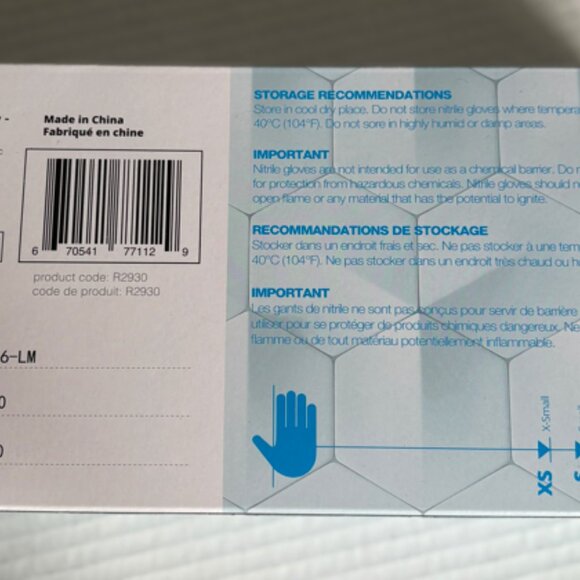 DuraCore Vinyl & Nitrile Gloves – 4 Boxes (2 Medium, 2 Large) – 100 Each - Picture 9 of 9